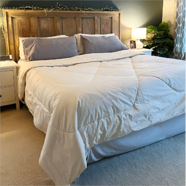 Fluffy alpaca wool quilts
