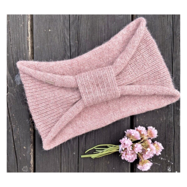 100% baby alpaca wool headband for winter warmth