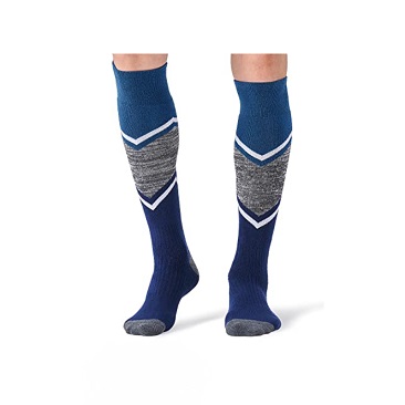 Performance merino wool compression socks
